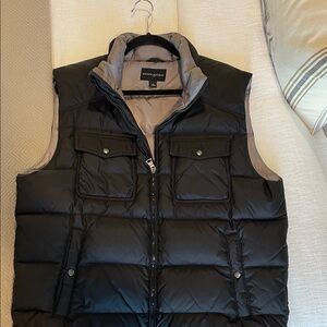 Banana Republic Black Puffer Vest with Pockets